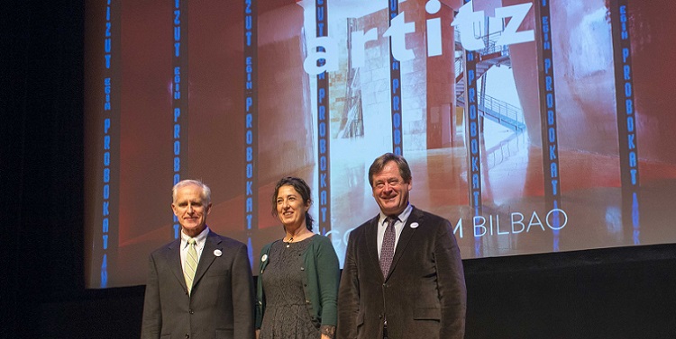 Eusko Ikaskuntza ayuda a visibilizar los contenidos de todas las exposiciones del Guggenheim Bilbao en euskera