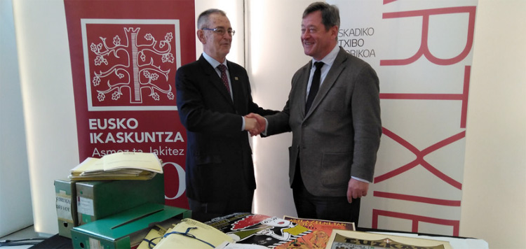 El Archivo Histórico de Euskadi acoge parte de los fondos de Eusko Ikaskuntza
