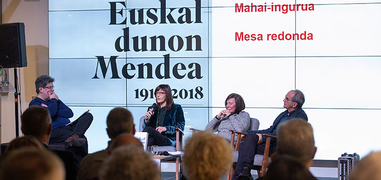 Presentación de 'Euskaldunon Mendea, 1918-2018. El Siglo Vasco. 100 años de Eusko ikaskuntza'