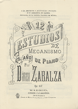12 Estudios de Mecanismo. 1.er año de piano [música impresa] : op. 66