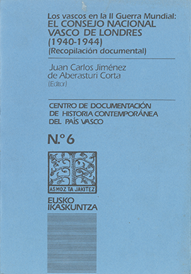 Catálogo del archivo Manuel de Irujo: guerra y exilio (1936-1981). Tomo II
