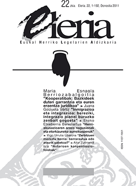 Eleria. Euskal Herriko Legelarien Aldizkaria