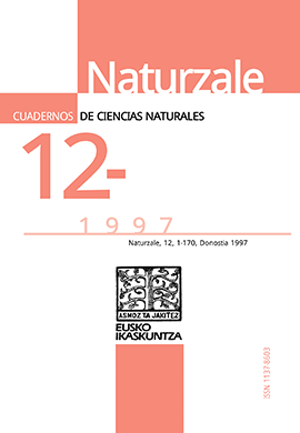 Naturzale. Cuadernos de Ciencias Naturales#012