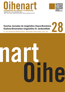 Cuartas Jornadas de Lingüística Vasco-Románica=Euskara-Erromantze Linguistika IV. Jardunaldiak [on line]