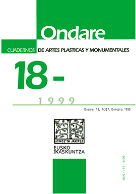 Ondare. Cuadernos  de Artes Plásticas y Monumentales#018