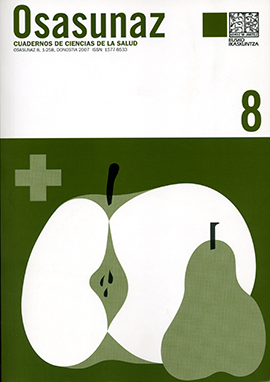 Osasunaz. Cuadernos de Ciencias de la Salud#008