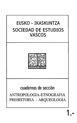 Cuadernos de Sección. Antropología-Etnografía. Prehistoria-Arqueología#001