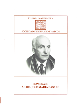 Dossier biográfico del Dr. D. Jose María Basabe Prado, S.J. catedrático de antropología de la facultad de ciencias de la universidad del País Vasco.