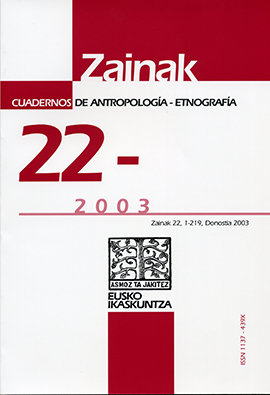 Zainak. Cuadernos de Antropología-Etnografía