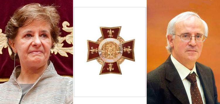 Izaskun Arratibel eta Gregorio Monrealentzat Nafarroako Carlos III.aren Gurutzea