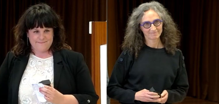 Leire Imaz y Jone Miren Hern&aacute;ndez, homenajeadas