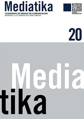 Mediatika. Cuadernos de Medios de Comunicaci&oacute;n, 20 [on line]
