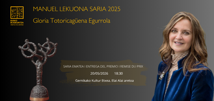 Entrega del Premio Manuel Lekuona 2025
